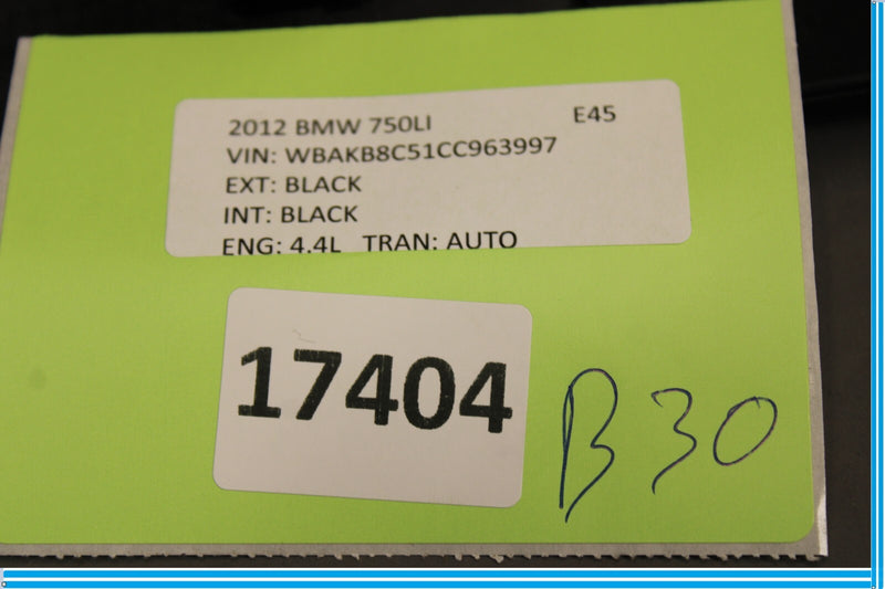 Load image into Gallery viewer, 09-15 BMW 750Li F01 F02 Rear Right Passenger Door Window Trim Cover Panel Oem