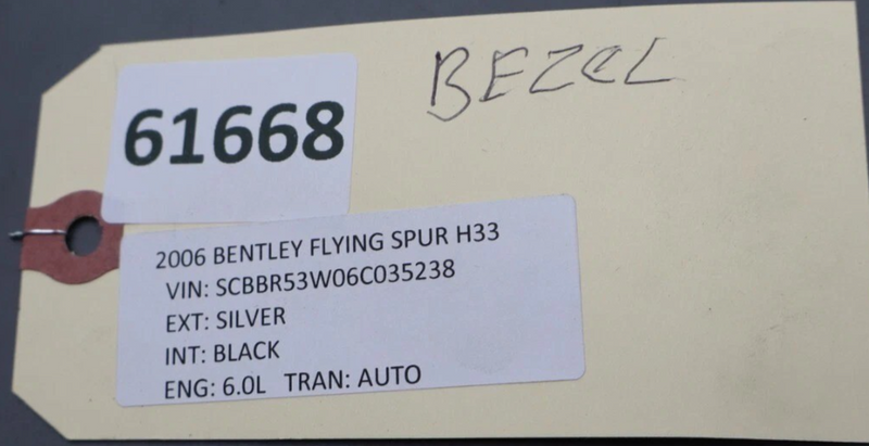 Load image into Gallery viewer, 03-13 Bentley Continental Flying Spur Center Console Shifter Bezel Trim Oem