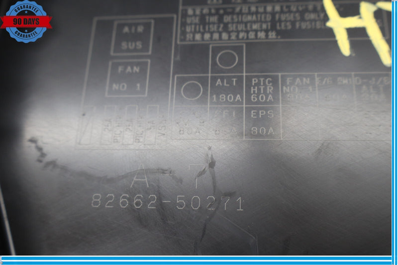 Load image into Gallery viewer, 07-17 Lexus LS460 Power Supply Distribution Fuse Block Box Lid 8266250271 Oem