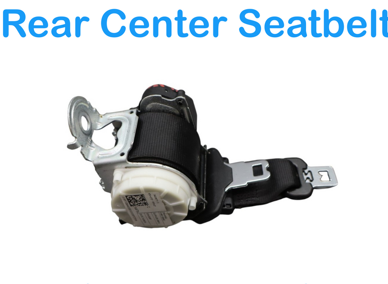 Load image into Gallery viewer, 17-19 Alfa Romeo Giulia 952 Rear Center Seat Belt Seatbelt Retractor Black Oem