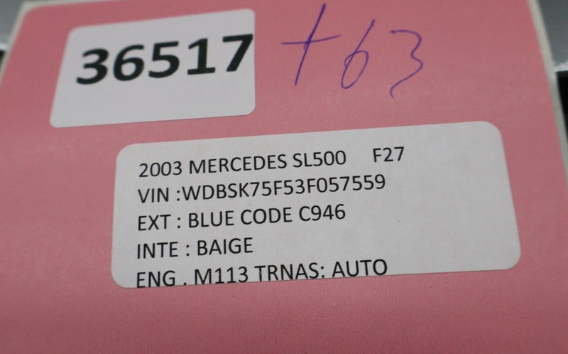 Load image into Gallery viewer, 03-12 Mercedes SL550 SL500 R230 Right Passenger Side Door Panel Edge Trim Oem