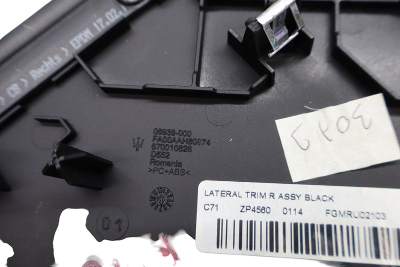 Load image into Gallery viewer, 14-20 Maserati Ghibli Front Dash Right Passenger Side End Cap Trim Cover Oem