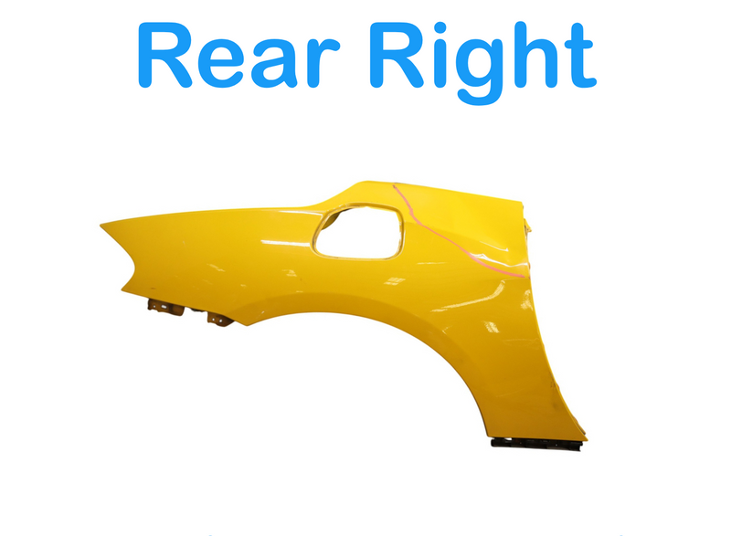 Load image into Gallery viewer, 09-16 BMW E89 Z4 Rear Right Passenger Side Quarter Panel Fender Yellow Oem