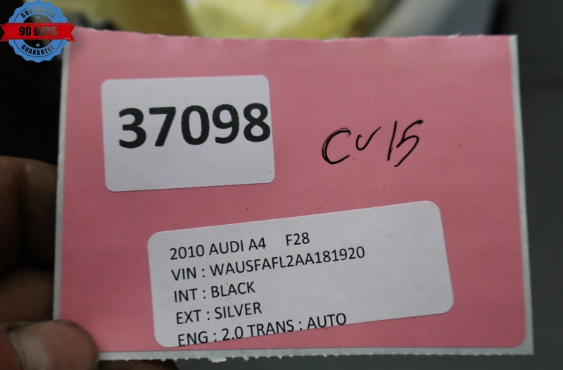 Load image into Gallery viewer, 09-16 Audi A4 Front Right Side Upper Top Seat Cushion Black 8K0881776AA OEM