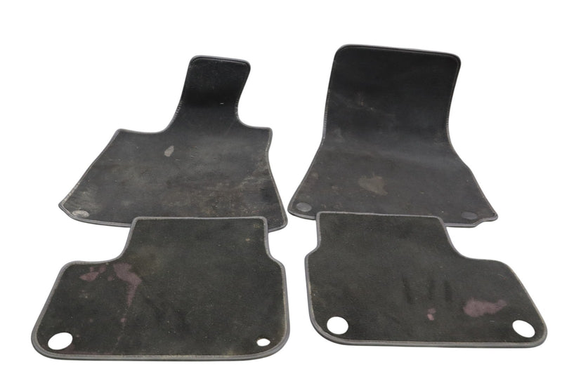 Load image into Gallery viewer, 14-17 Maserati Ghibli Front Rear Floor Carpet Mats 4PC Black 673004328 Oem