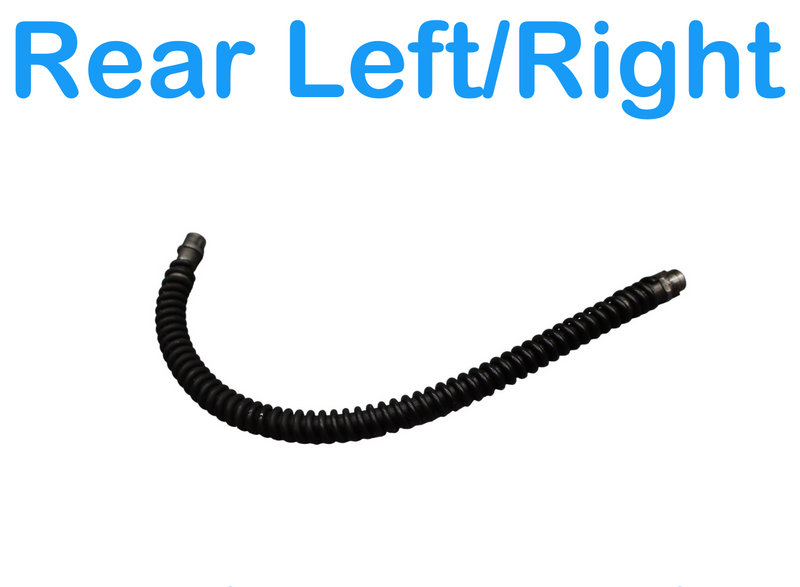 Load image into Gallery viewer, 03-18 Porsche Cayenne 958 Rear Left Or Right Side Brake Hose Line Tube Oem