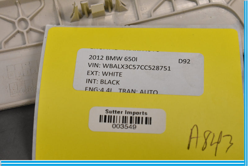 Load image into Gallery viewer, 12-18 BMW F12 F13 650i Front Left Driver Seat Chair Lower Cover Trim Oem