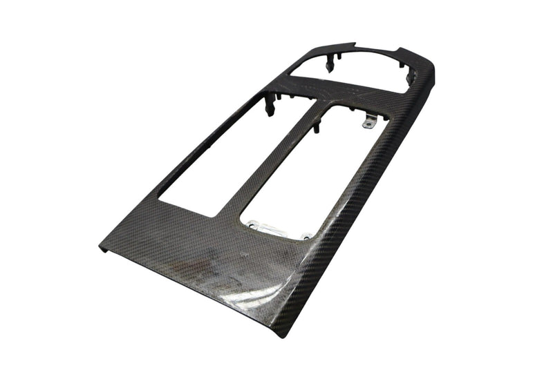 Load image into Gallery viewer, 14-17 Maserati Quattroporte Front Center Console Cover Trim Carbon 670021478 Oem