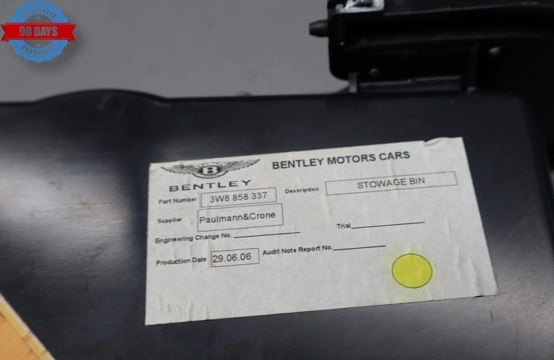 Load image into Gallery viewer, 03-12 Bentley Continental Flying Spur Center Console Cubby Storage Wood Door Oem