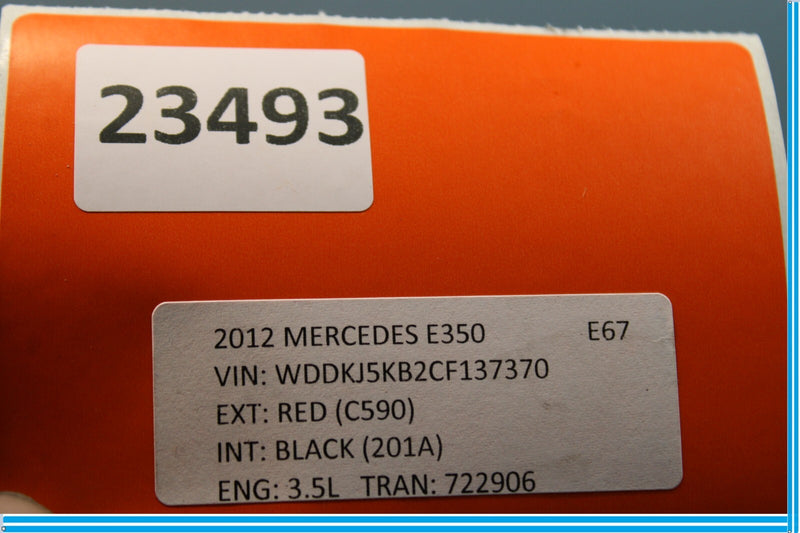 Load image into Gallery viewer, 10-17 Mercedes E350 E550 W207 Rear Bumper Reinforcement Impact Crash Bar Oem