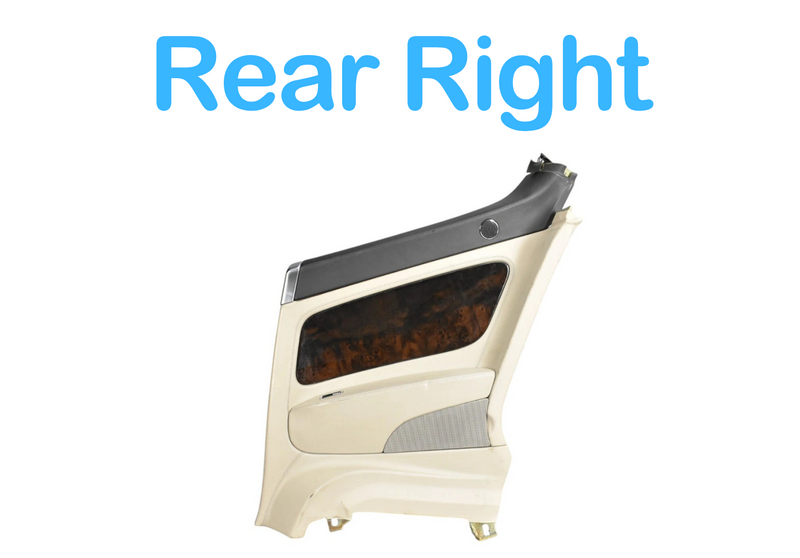 Load image into Gallery viewer, 03-10 Bentley Continental Rear Right Side Interior Door Panel W/Speaker Oem