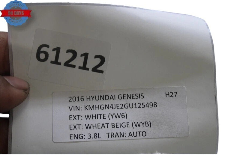 Load image into Gallery viewer, 15-20 Hyundai Genesis G80 Rear Bumper Cover Panel Assembly White 86640B1100 OEM