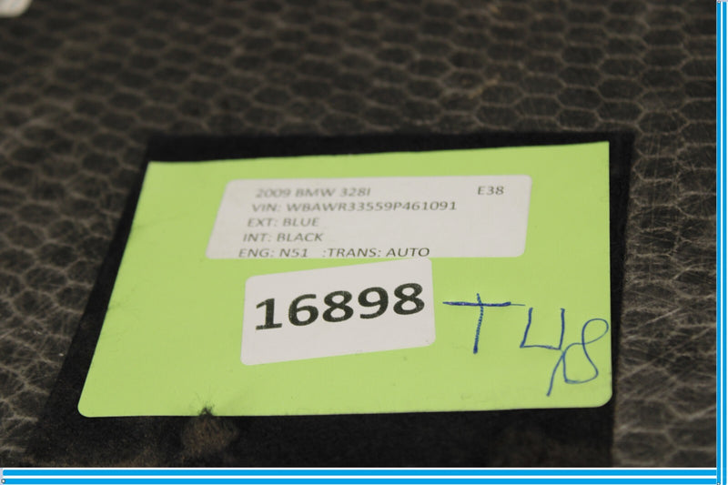 Load image into Gallery viewer, 07-13 BMW 335i 328i Rear Trunk Luggage Compartment Carpet Mat Panel Trim Oem