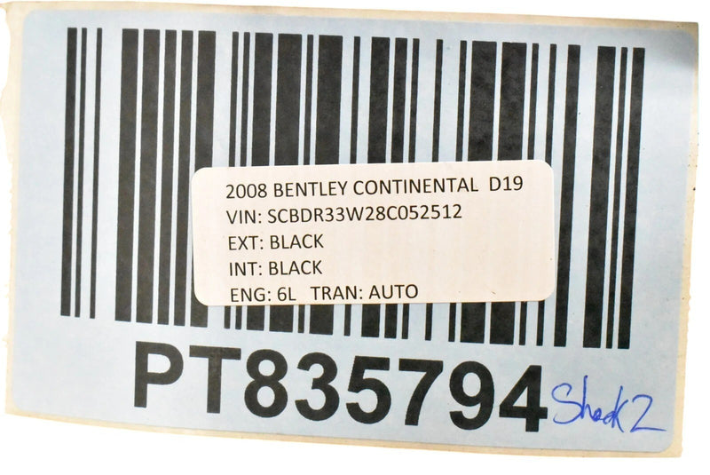 Load image into Gallery viewer, 07-11 Bentley Continental Rear Right Air Spring Air Shock Strut 3W7616002A Oem