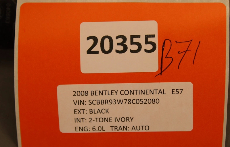 Load image into Gallery viewer, 06-12 Bentley Continental Rear Center Middle Seat Belt Retractor 3W5857807 Oem