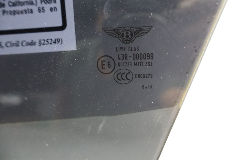 Load image into Gallery viewer, 03-10 Bentley Continental GTC Front Left Driver Door Window Auto Glass Oem
