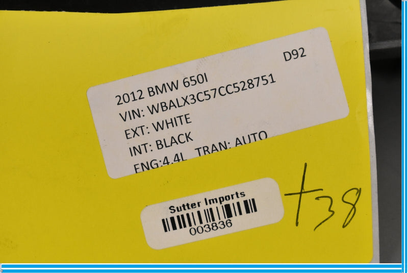 Load image into Gallery viewer, 12-18 BMW 650i 640i F12 Front Right Cowl Trim Panel Cover Oem