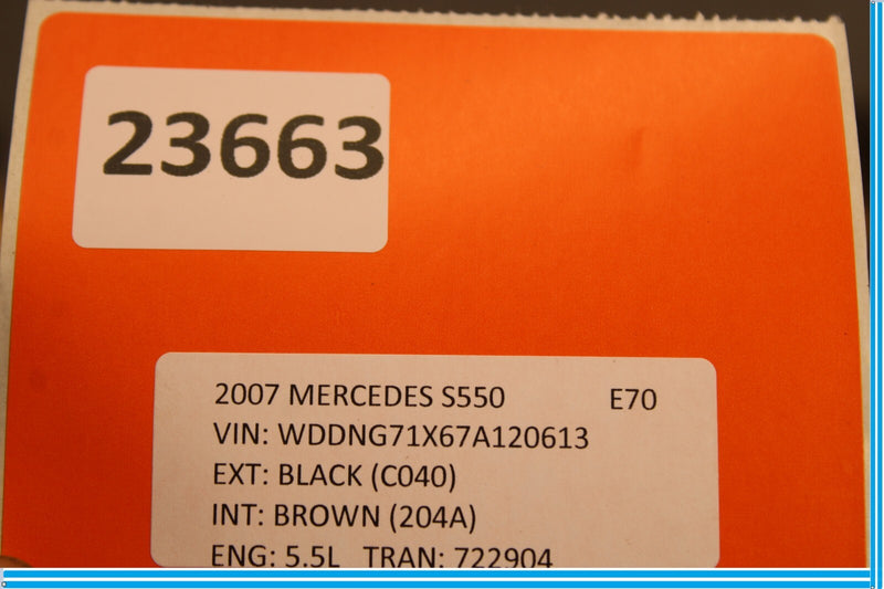 Load image into Gallery viewer, 07-09 Mercedes S550 S600 W221 Front Right Passenger Back Panel Seat Cover Oem