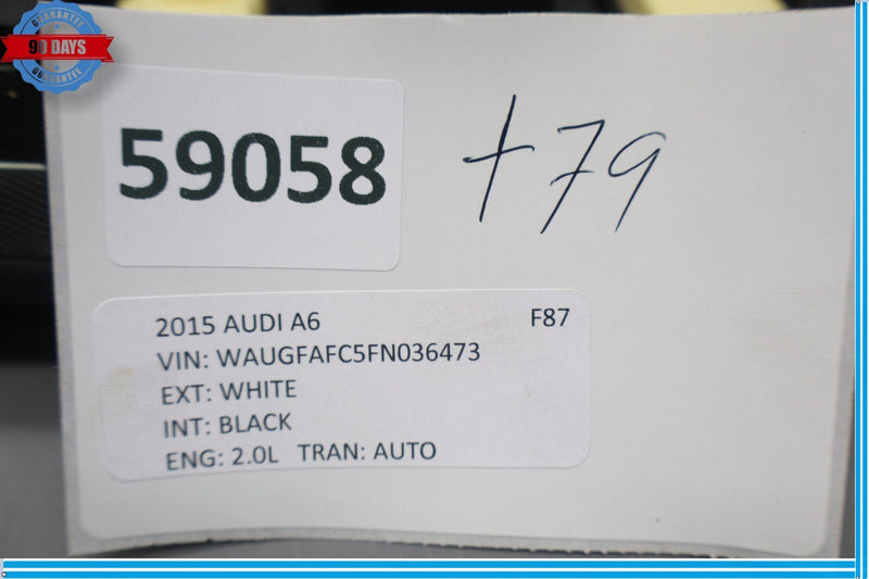 Load image into Gallery viewer, 12-18 Audi A6 Rear Left Driver Side Seat Bolster Cushion 4G085703AH Oem