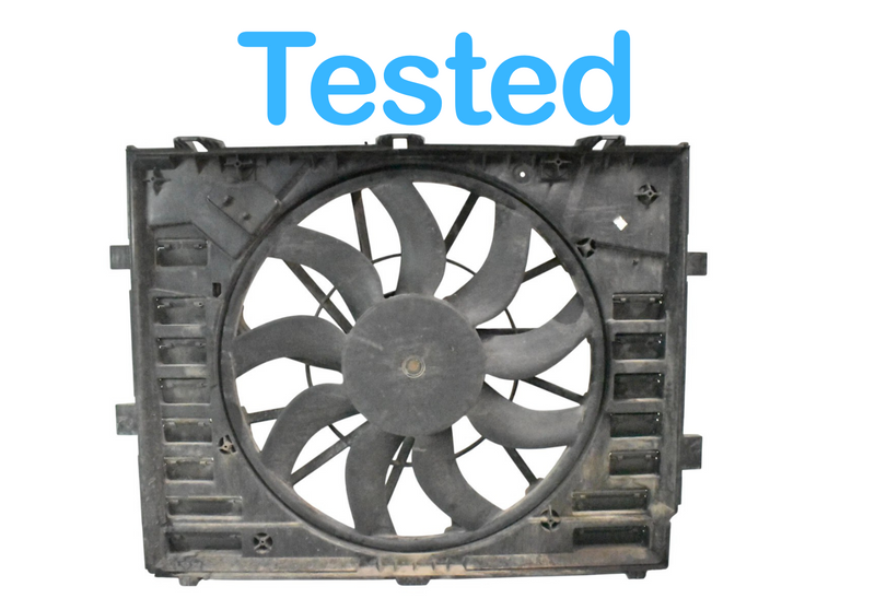 Load image into Gallery viewer, 11-17 Porsche Cayenne 958 Radiator Cooling Thermo Fan Motor Shroud Assembly OEM