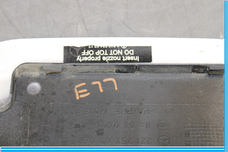 Load image into Gallery viewer, 07-13 Mercedes S550 S400 S600 Fuel Door Lid Gas Tank Cover Silver Oem