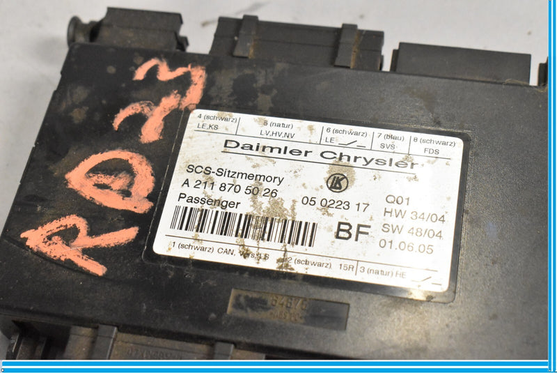 Load image into Gallery viewer, 06-11 Mercedes CLS550 CLS55 AMG W219 Front Right Seat Control Module Oem