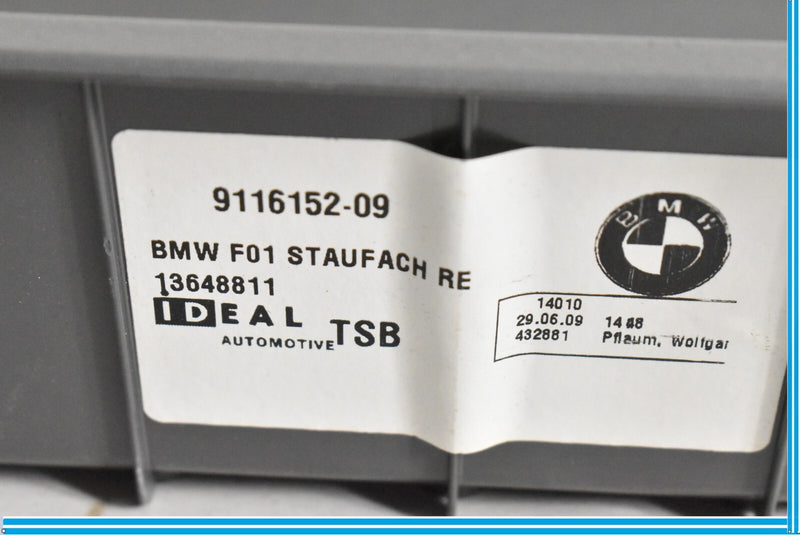 Load image into Gallery viewer, 09-15 BMW 750Li 750i F01 F02 Right Trunk Floor Storage Compartment Tray Box Oem