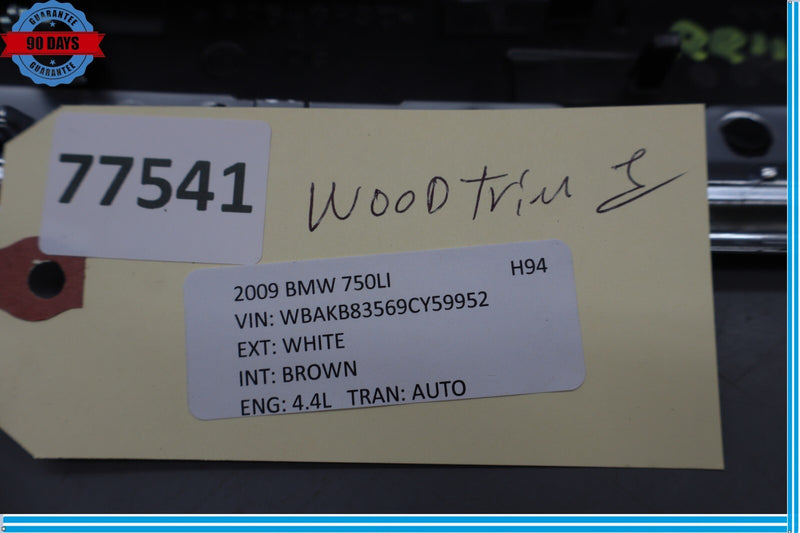 Load image into Gallery viewer, 09-15 BMW 750Li F01 F02 Rear Right Side Interior Door Panel Bezel Molding Oem