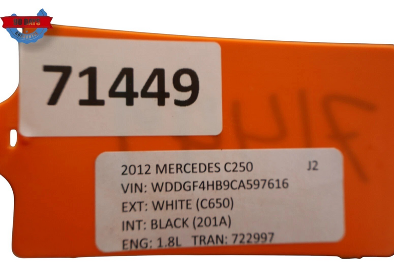 Load image into Gallery viewer, 12-14 Mercedes-Benz C250 C300 Rear Bumper Cover Panel Assembly White Oem