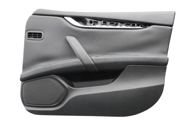 Load image into Gallery viewer, 14-17 Maserati Ghibli Front Right Side Interior Door Panel Cover Black Oem