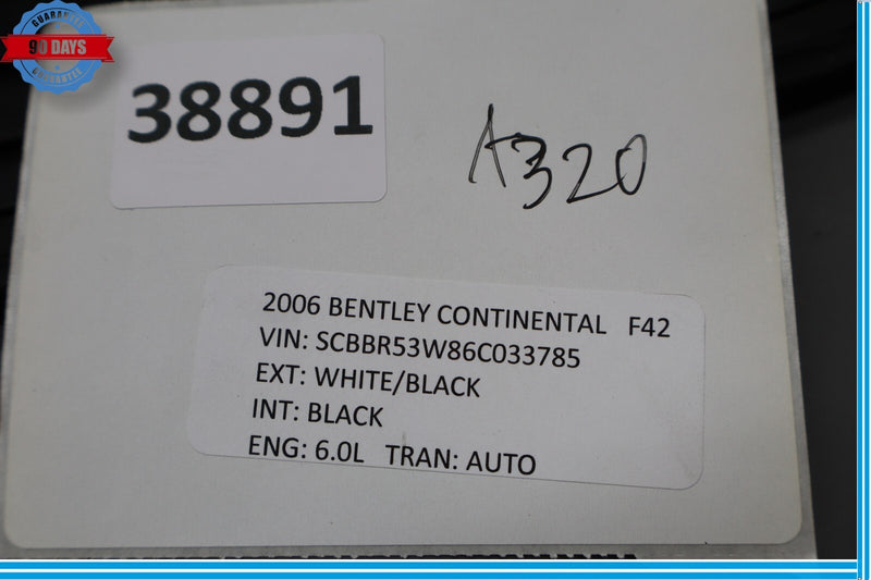 Load image into Gallery viewer, 06-12 Bentley Continental Rear Center Top Deck Child Latch Leather Cover Oem