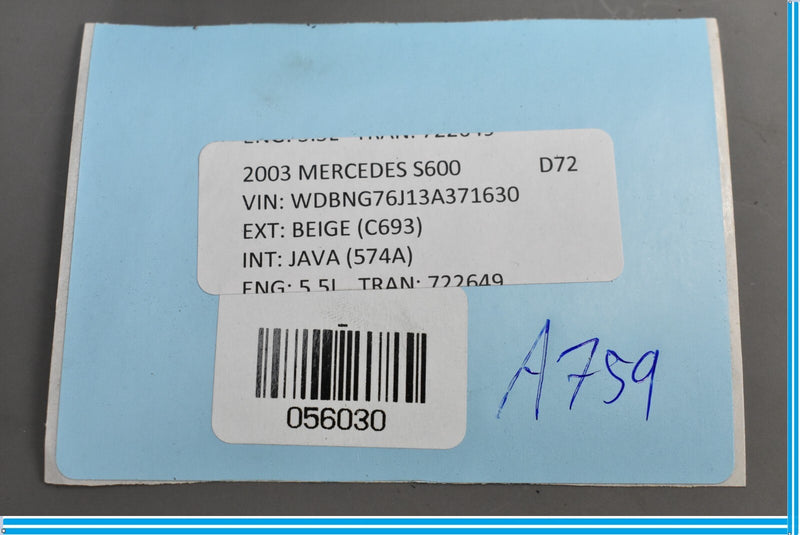 Load image into Gallery viewer, 00-06 Mercedes S500 S600 W220 Front Right Low Tone Signal Horn Oem
