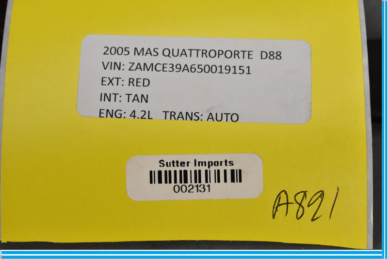 Load image into Gallery viewer, 04-13 Maserati Quattroporte M139 Front Right Passenger Side Hood Hinge Oem