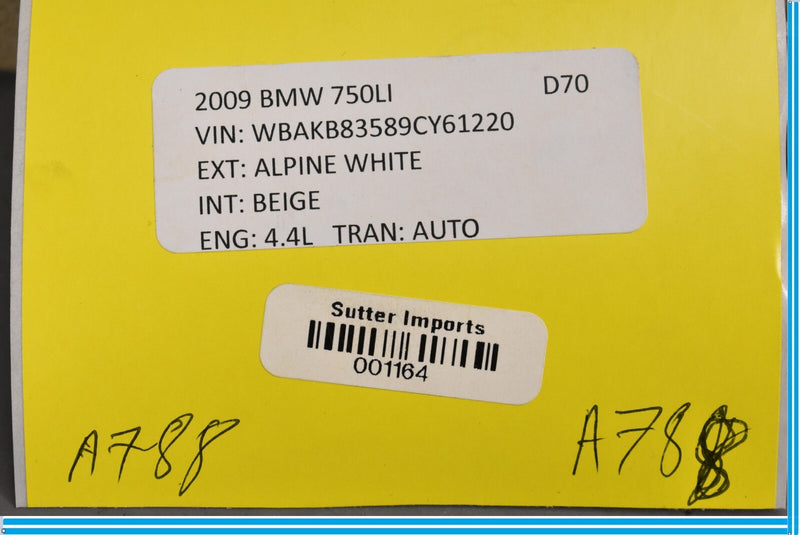 Load image into Gallery viewer, 09-15 BMW 750I 750LI F01 F02 Front Right Seat Track Rail Cover Trim Oem