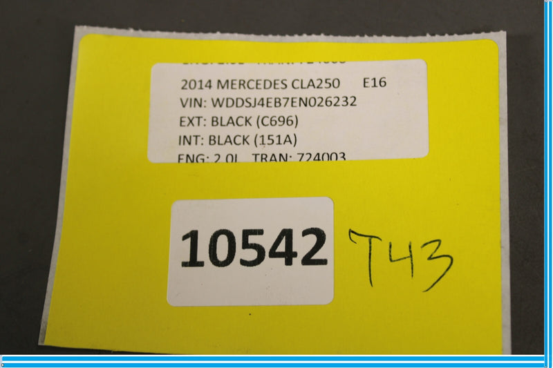 Load image into Gallery viewer, 14-19 Mercedes CLA250 CLA45 C117 Rear Right Weatherstrip Seal 1177350265 Oem