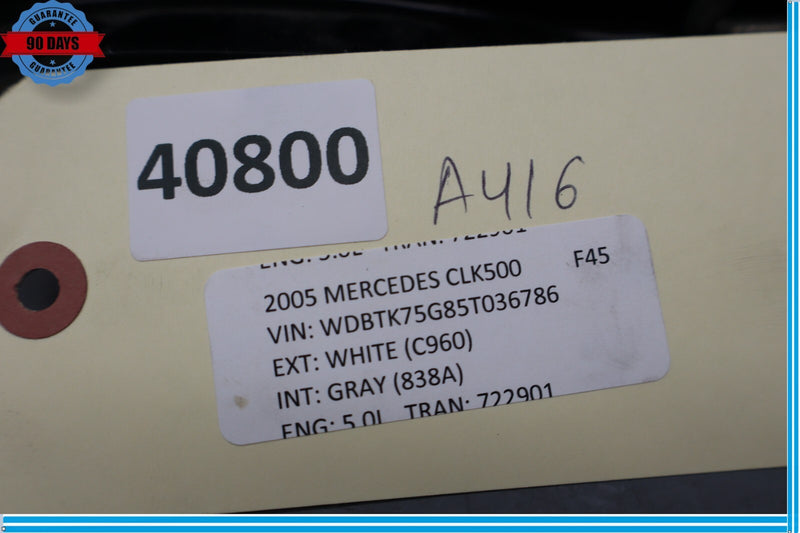Load image into Gallery viewer, 03-09 Mercedes CLK500 W209 Rear Left Seat Belt Child Restraint Bracket Oem