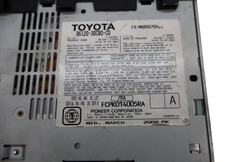 Load image into Gallery viewer, 06-07 Lexus GS350 GS430 Radio Receiver Navigation Cd Dvd Player Unit Oem