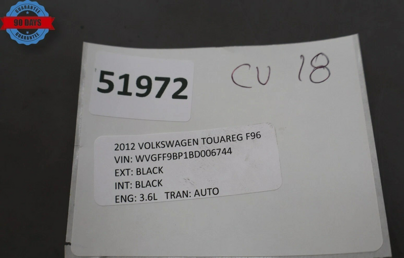 Load image into Gallery viewer, 11-17 Volkswagen VW Touareg Rear Left Driver Side Upper Seat Cushion Oem