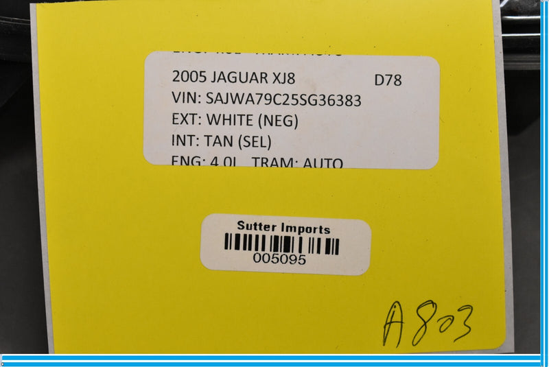 Load image into Gallery viewer, 04-09 Jaguar XJ8 XJR Rear Left Side Door Handle Interior Chrome Lock Back Oem