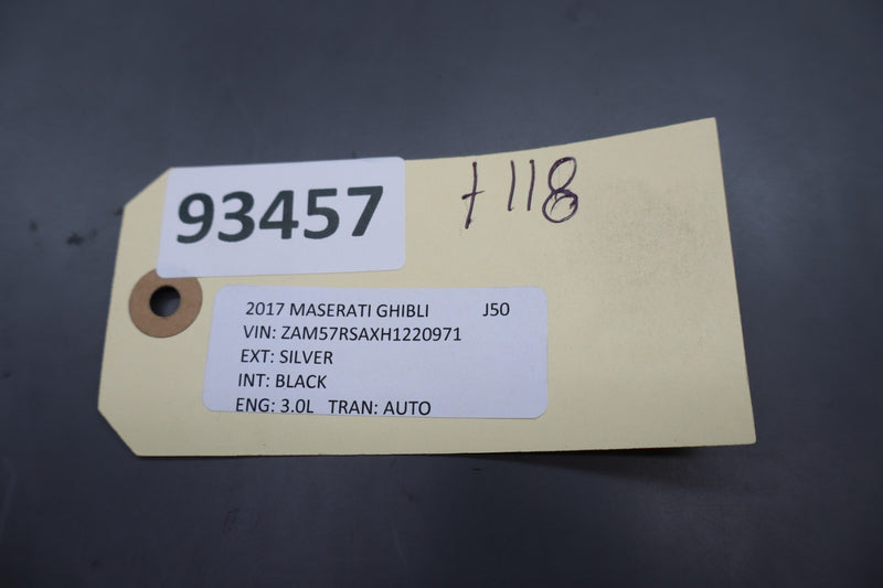 Load image into Gallery viewer, 14-22 Maserati Ghibli M157 Rear Center Console Panel Housing Cover Black Oem