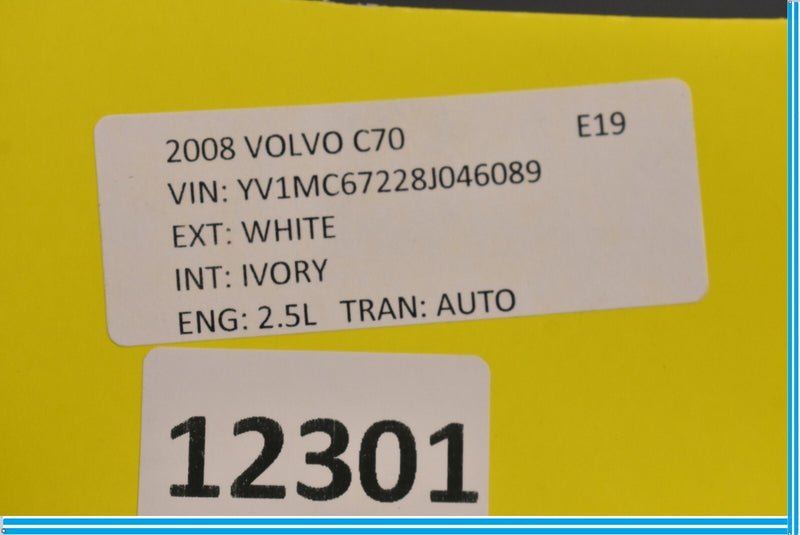 Load image into Gallery viewer, 06-13 Volvo C70 Left Driver Side Rear Roll Over Protection Bar Oem