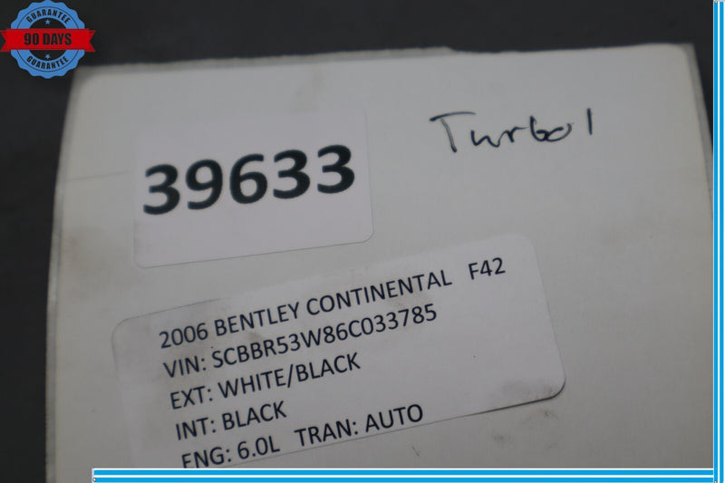 Load image into Gallery viewer, 03-08 Bentley Continental GT 6.0L W12 Left Side Turbocharger Turbo Manifold Oem
