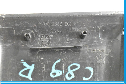 2014 13 15 16 MASERATI QUATTROPORTE RIGHT B PILLAR COVER TRIM 670010366