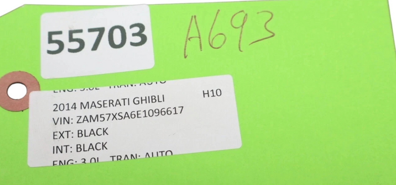 Load image into Gallery viewer, 14-21 Maserati Ghibli Front Right Side Exterior Door Handle 670005438 Oem