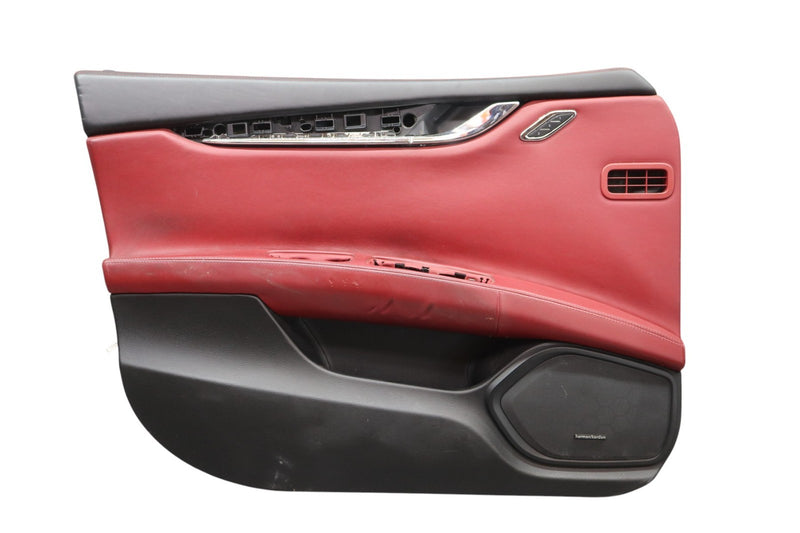 Load image into Gallery viewer, 14-18 Maserati Quattroporte Front Left Driver Side Interior Door Panel Oem