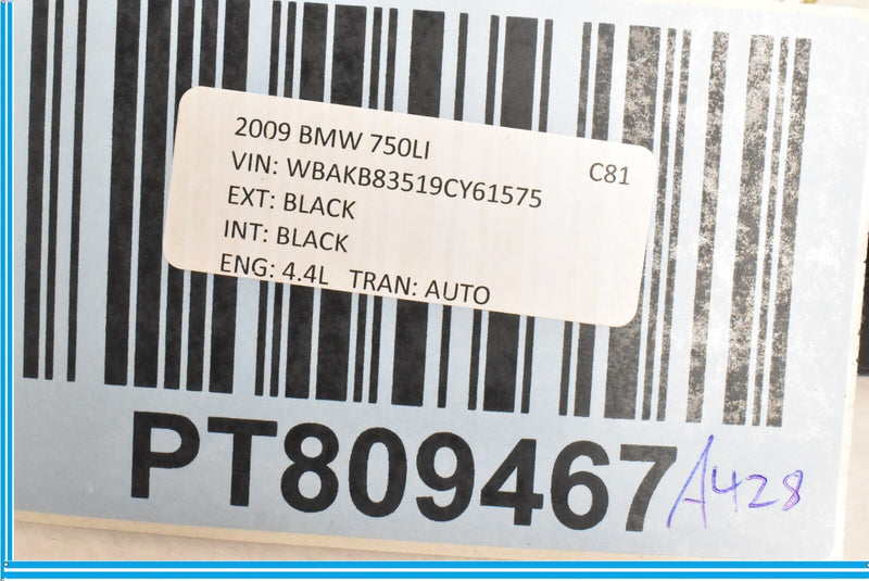 Load image into Gallery viewer, 2009-2015 BMW 750i F01 OEM Left Front Door Mirror Cover Tweeter Cover 7226613