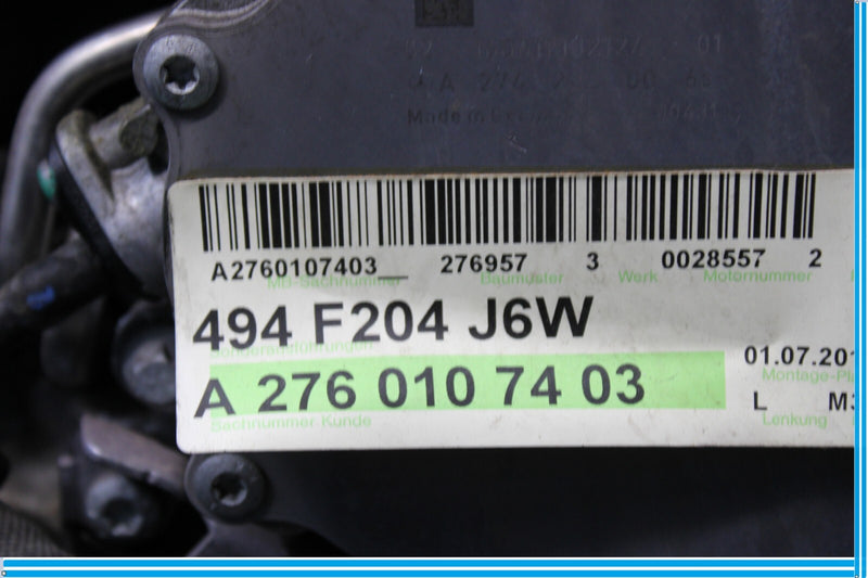Load image into Gallery viewer, Mercedes W207 E350 C250 M276 Engine Motor Assembly 3.5L V6 276.957 OEM 70k
