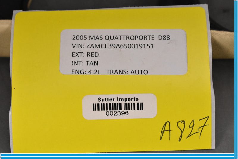 Load image into Gallery viewer, 04-08 Maserati Quattroporte Front Center Console Trim Plate Panel Oem