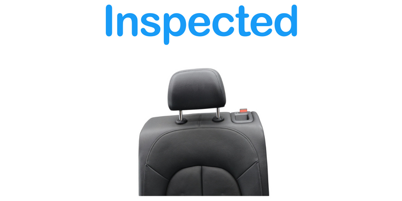 Load image into Gallery viewer, 12-18 Audi A6 Quattro Rear Left Side Seat Upper Top Cover Cushion W/Headrest Oem