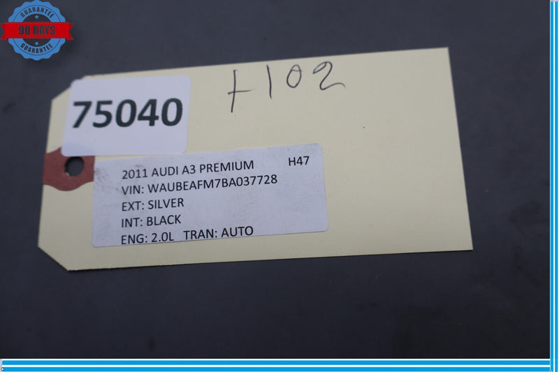 Load image into Gallery viewer, 06-13 Audi A3 A3 Quattro Right Side Interior Headliner D Pillar Trim 8P4867246